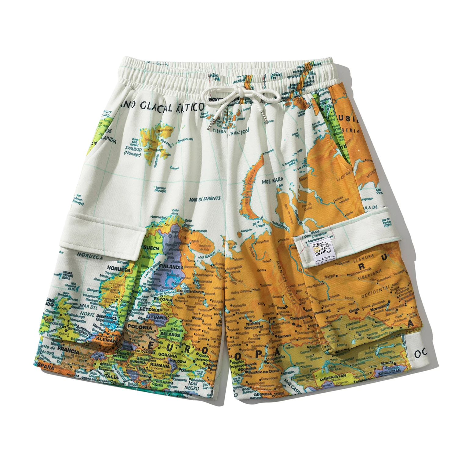 

OSCN7 2021 Streetwear Fashion Oversize Men Shorts Japanese Style Hip Hop Loose Summer Casual Shorts Man Plus Size GD102018