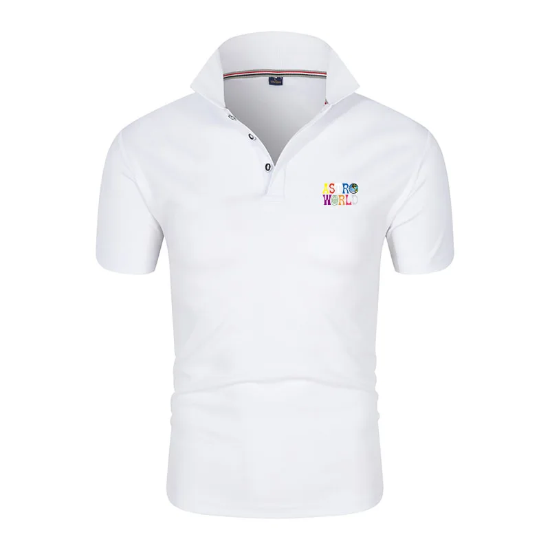 

Korean style summer slim new men's comfortable breathable business casual short-sleeved Polo shirt M-4XL