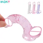 IKOKY фаллоимитаторы для женской мастурбации интимные игрушки для женщин, Реалистичный искусственный пенис мини-дилдо G-Spot (точка G Дилдо С сильной присоской