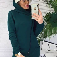 oshoplive 2021 fall warm jumpsuit elegant women hooded rompers sportswear one piece outfit tracksuit overalls zipper jumpsuit