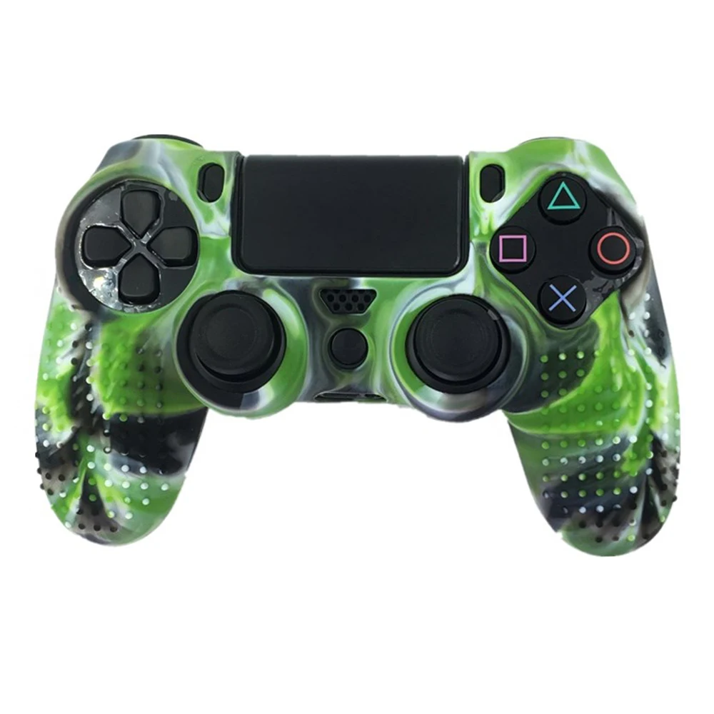 8 цветов Противоскользящий Силиконовый чехол для sony playstation Dualshock 4 PS4/Pro/тонкий контроллер аксессуары и ручка