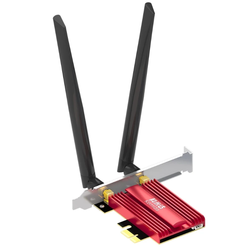 

3000Mbps Dual Band Wireless Desktop PCIe AX3000 Pro AX200 WiFi Card 2.4G/5Ghz D7YC