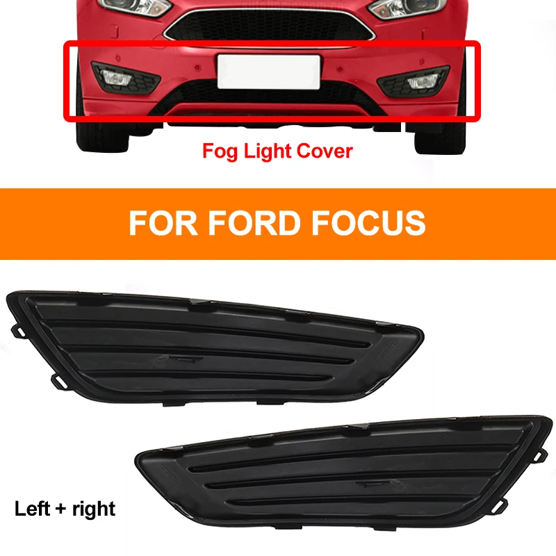 Подходит для Focus 2015-2018 ABS противотуманная фара Гриль Крышка отделка передний