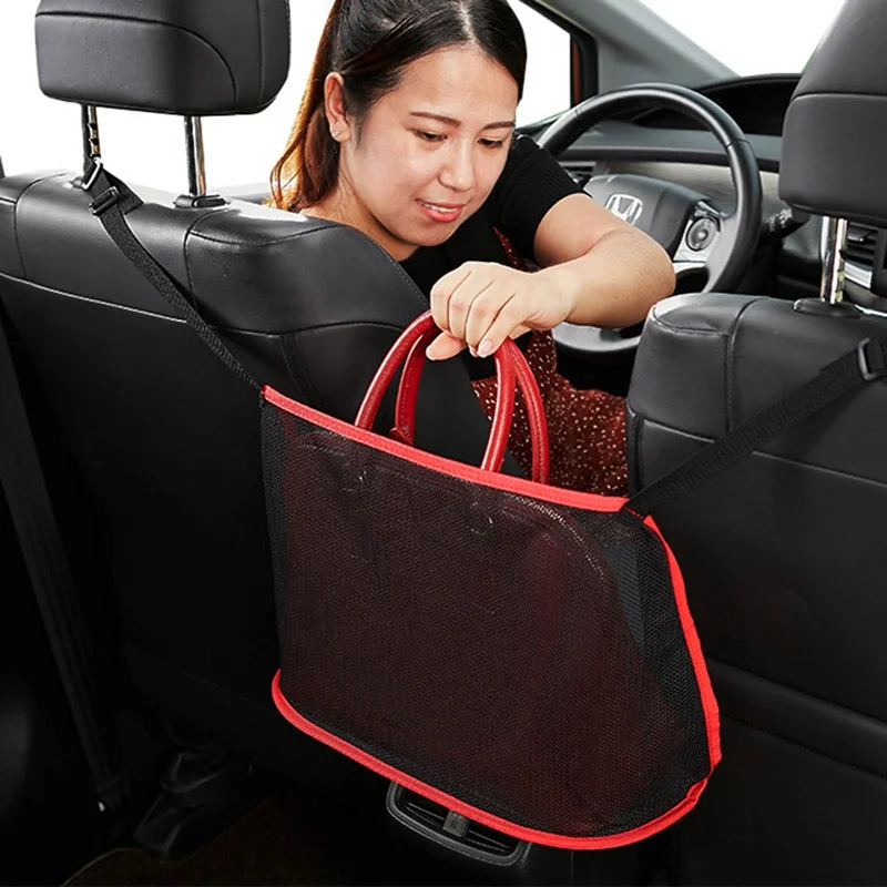 

C Universal Car Seat Storage Pocket Storage Supplies Between The Two Seats Of The Car Screen Suspension Type Car Storage Bag