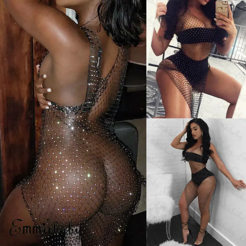 Женское кружевное бикини с оборками покрывающее купальник пляжное платье