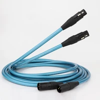 high quality x424 signal audio cable with gold plated 3 pin 2 xlr female to 2 xlr male xlr balanced plug