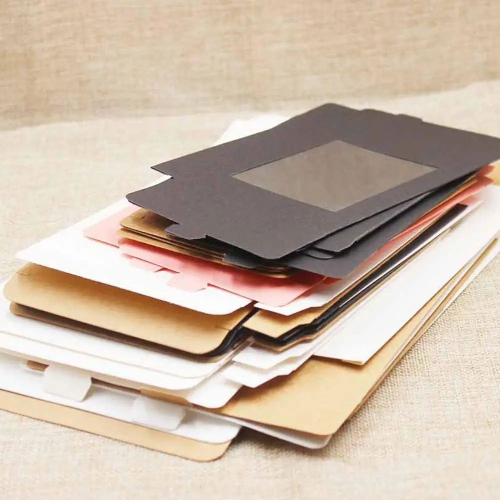 10 шт. многоцветная подарочная упаковочная коробка бумага ежедневная упаковка