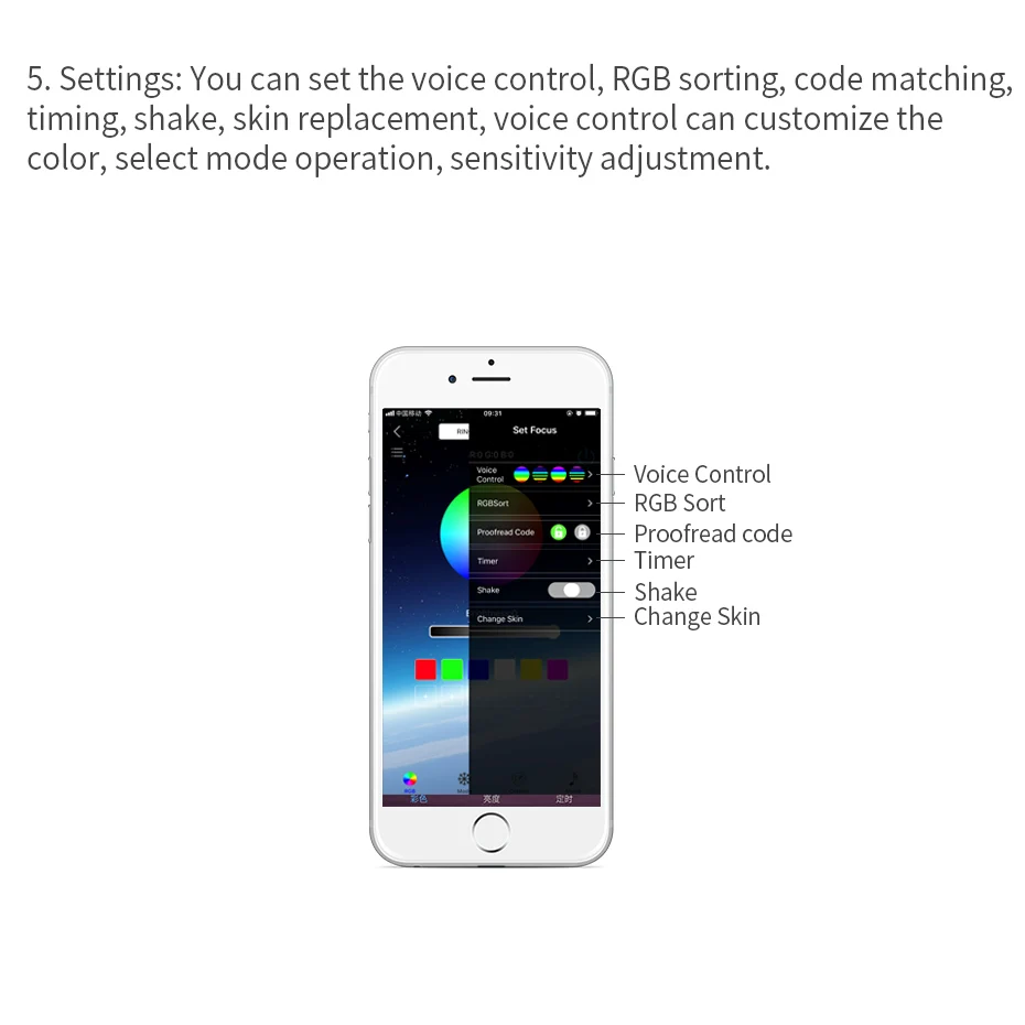 DC 12 в 24 в RGB Led контроллер приложение Bluetooth RGB музыкальный контроллер для светодиодной ленты светильник 5050 4 Pin мини RGB контроллер 5 V-24 V