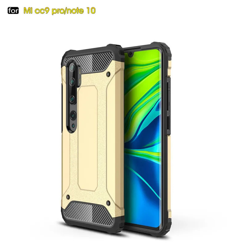 Для Xiaomi Mi CC9 Pro Чехол тяжелая броня тонкий жесткий резиновый силиконовый чехол для