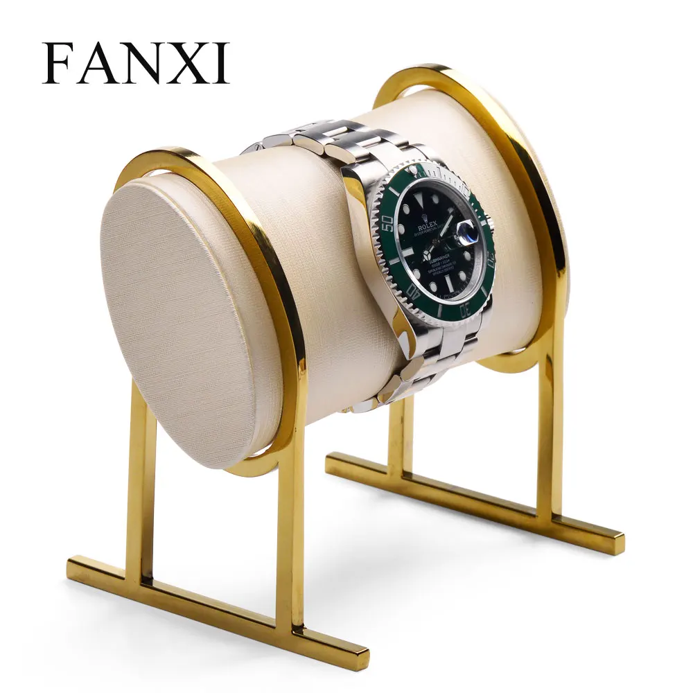 

Oirlv Metal Watch Display with Microfiber Pillow Watch Hoder Jewelry Organizer Exhibitor for Jewelry Showcase