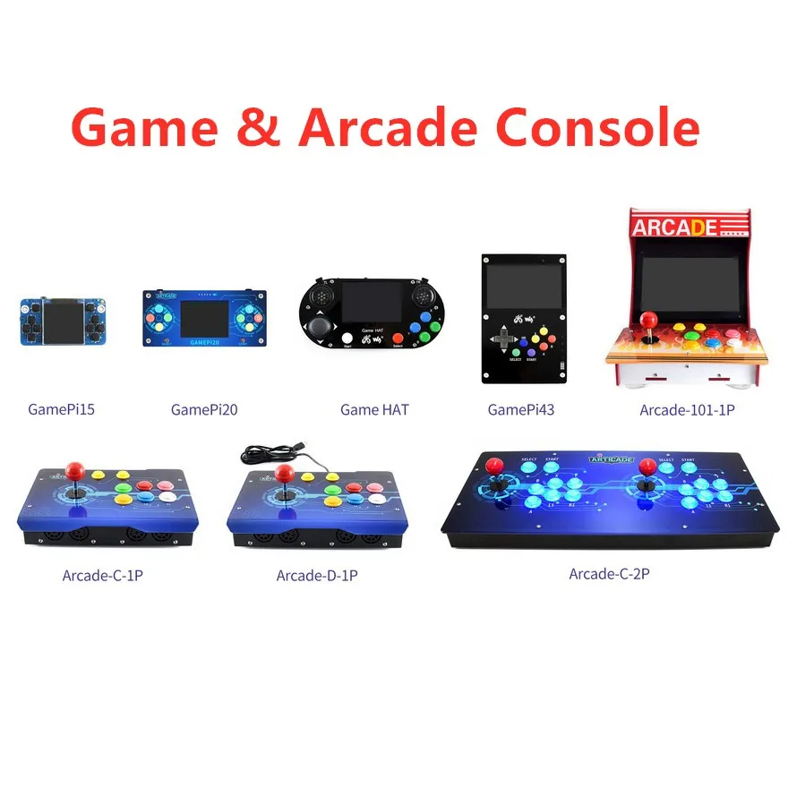 Игровая и аркадная консоль Waveshare дисплей на базе Raspberry Pi 1 54 дюйма 2 0 3 5 4 10