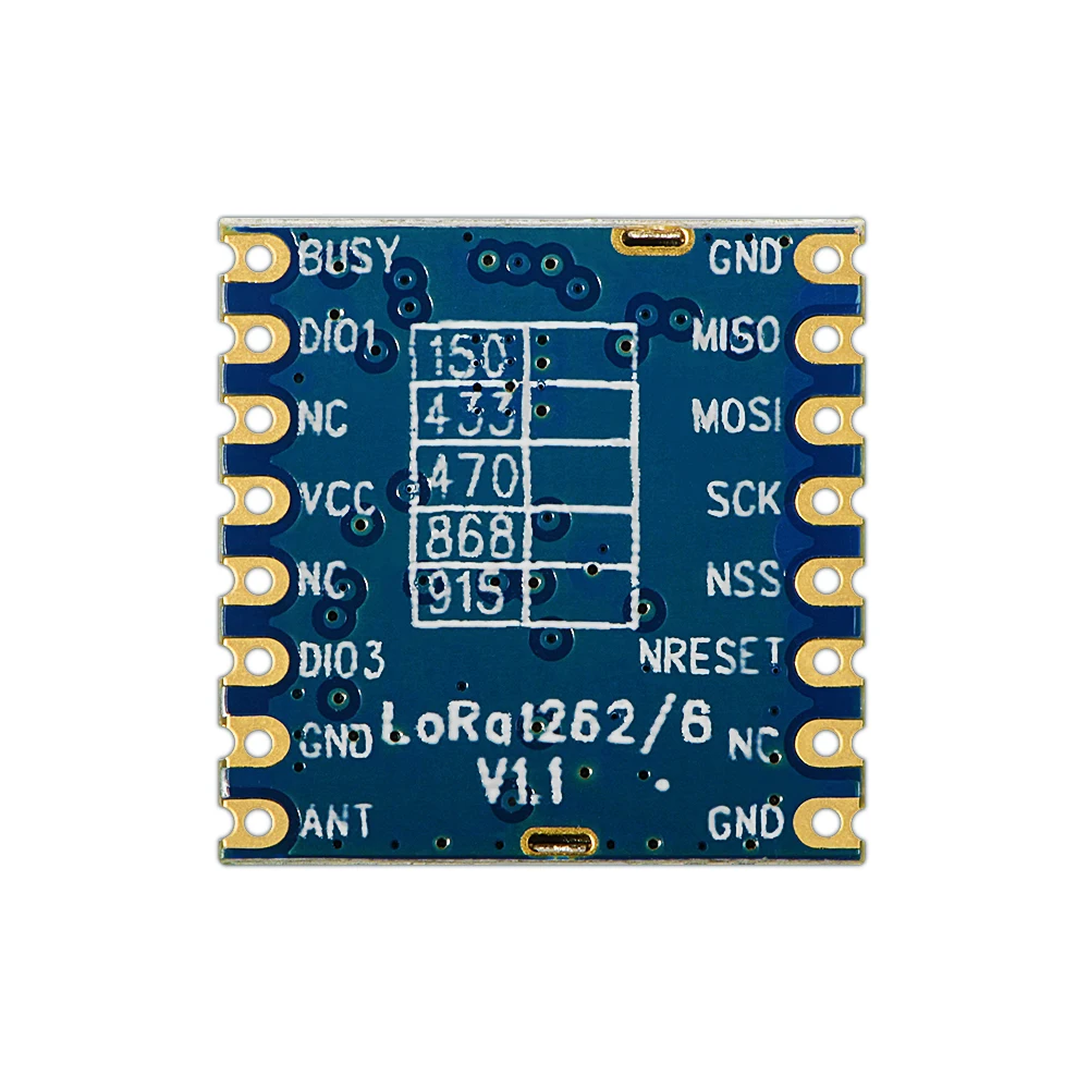 G NiceRF 10 шт. CE 868 МГц LoRa1262 SX1262 LoRa радиочастотный модуль 22dBm 160 МВт SPI 1.5ppm TCXO|Запасные