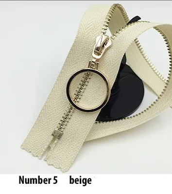 beige 30 цветов Длина 50 см близкий конец золотая металлическая застежка-молния для шитья молнии одежды аксессуары молнии DIY инструменты на цветной молнии P106 - Цвет: beige