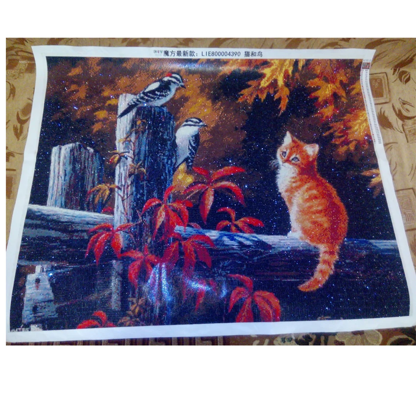 5D DIY Алмазная картина крестиком набор Настенная Наклейка мозаичные узоры вышивка
