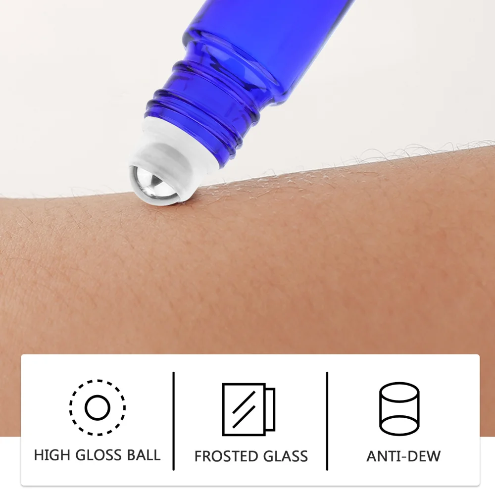 

12pcs Refillable Roller Bottles Essential Oils Roll on Bottle Perfume Bottle