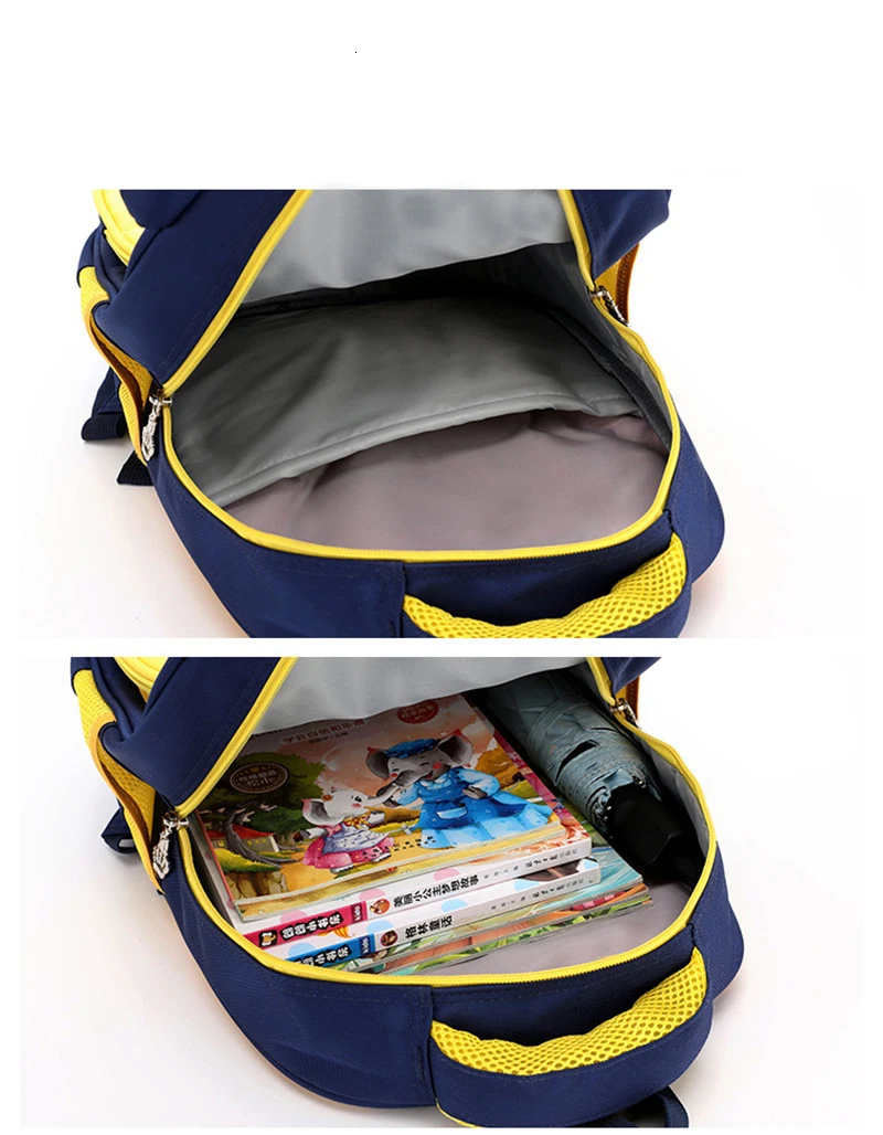 Cartoon Bear Children School Bags Backpack Lightweight Kids Satchel Boys Girls Knapsack for Grade 1-3 Mochila escolar