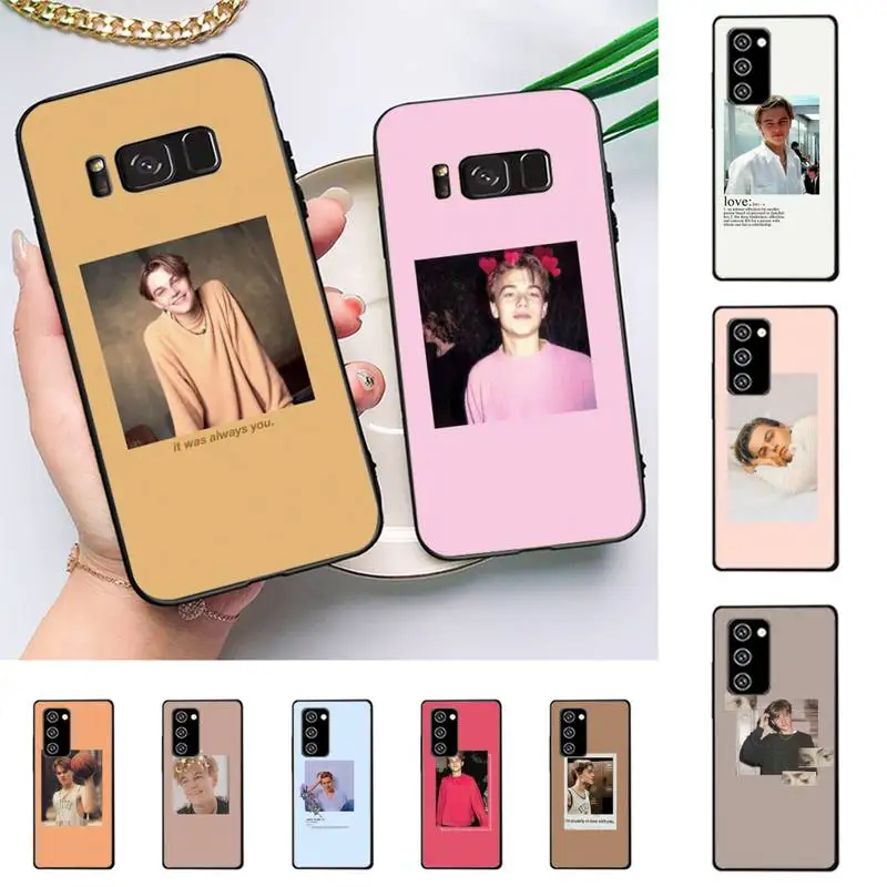 

Leonardo Dicaprio Phone Case For Samsung Galaxy Note10Pro Note20ultra cover for note20 note10lite M30S Back Coque