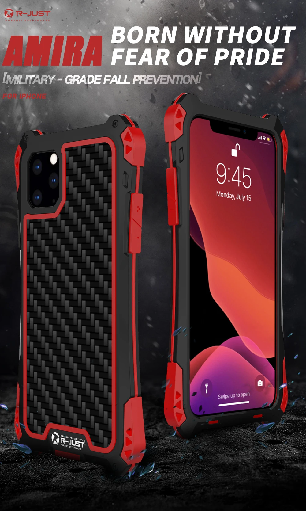 Металлический алюминиевый сверхпрочный бронированный чехол Doom для iPhone 11 iPhone 11 Pro Max чехол для iPhone 11 Pro Max Роскошный чехол
