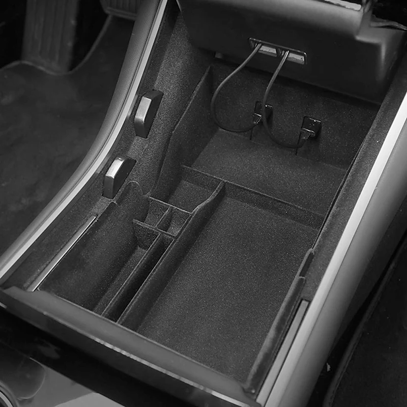 Автомобильный органайзер для центральной консоли лоток Tesla Model 3 2017 2019 аксессуары