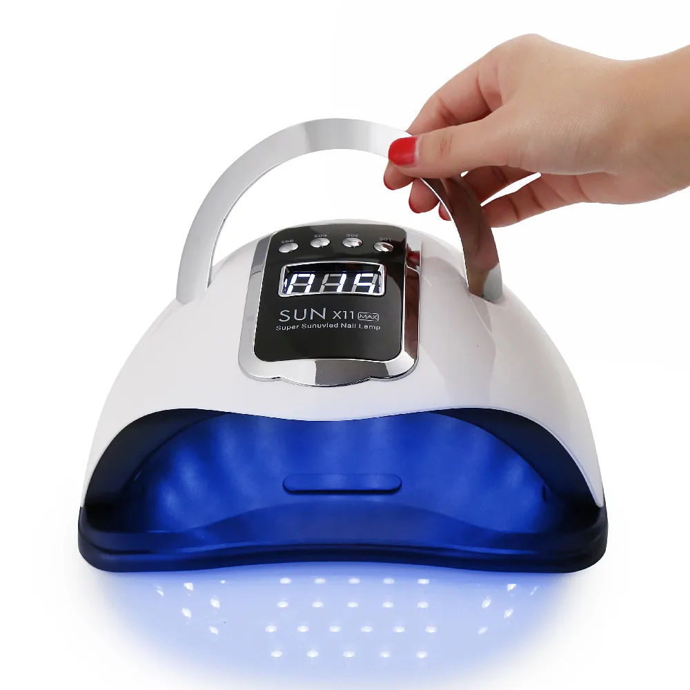 Sun X11 Max Nail Dryer Professional UV Lamp 66 Leds For Drying Nails Gel Polishing 4 Time Set Smart Sensor Manicure Tool | Красота и