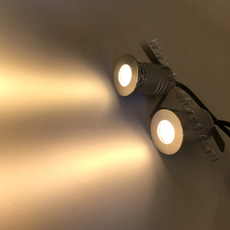 Сеткой в форме сот лампа IP67 1 Вт 3 прожектор светодиода CREE 12V 24V решетка точечное