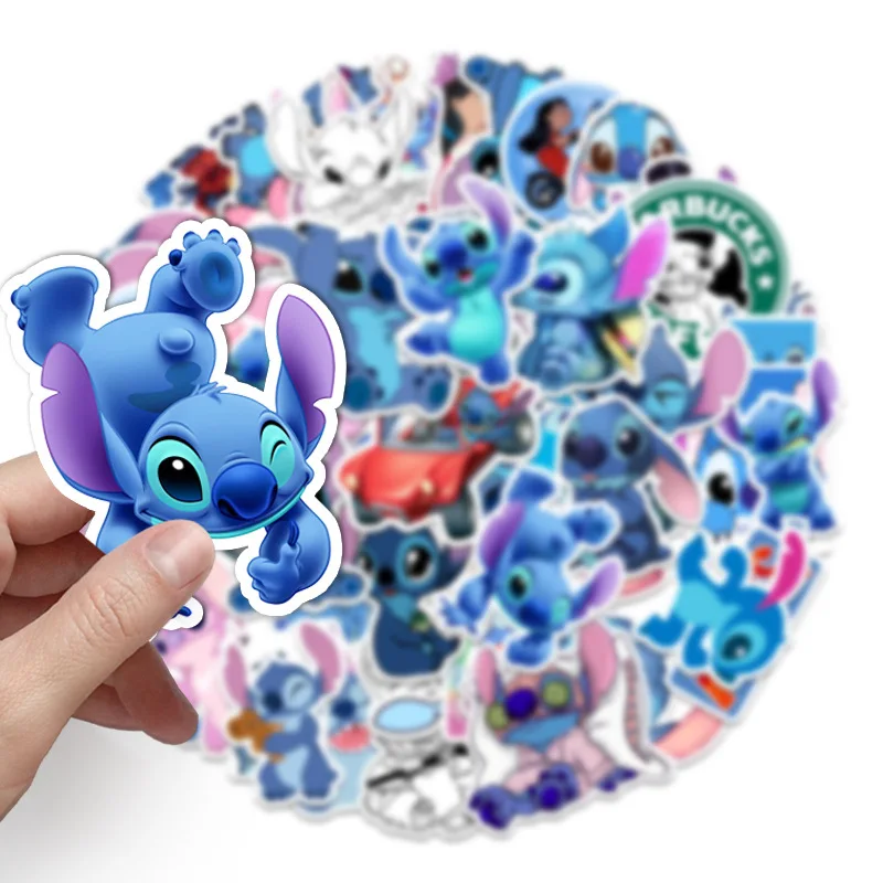 58 pcs/set disney Lilo &ampstitch stickers cartoon anime figure stitch Graffiti Waterproof kids Toy decoration sticke |