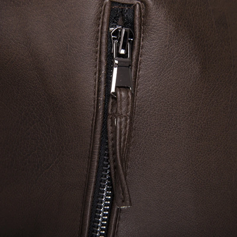 Мужская зимняя куртка из натуральной кожи с мехом размеры до 5XL | одежда