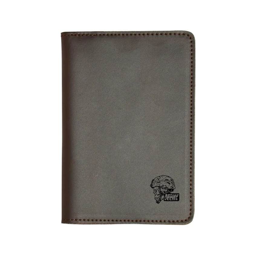 Чехол для паспорта мужской кожаный чехол кошелек с логотипом армии военной