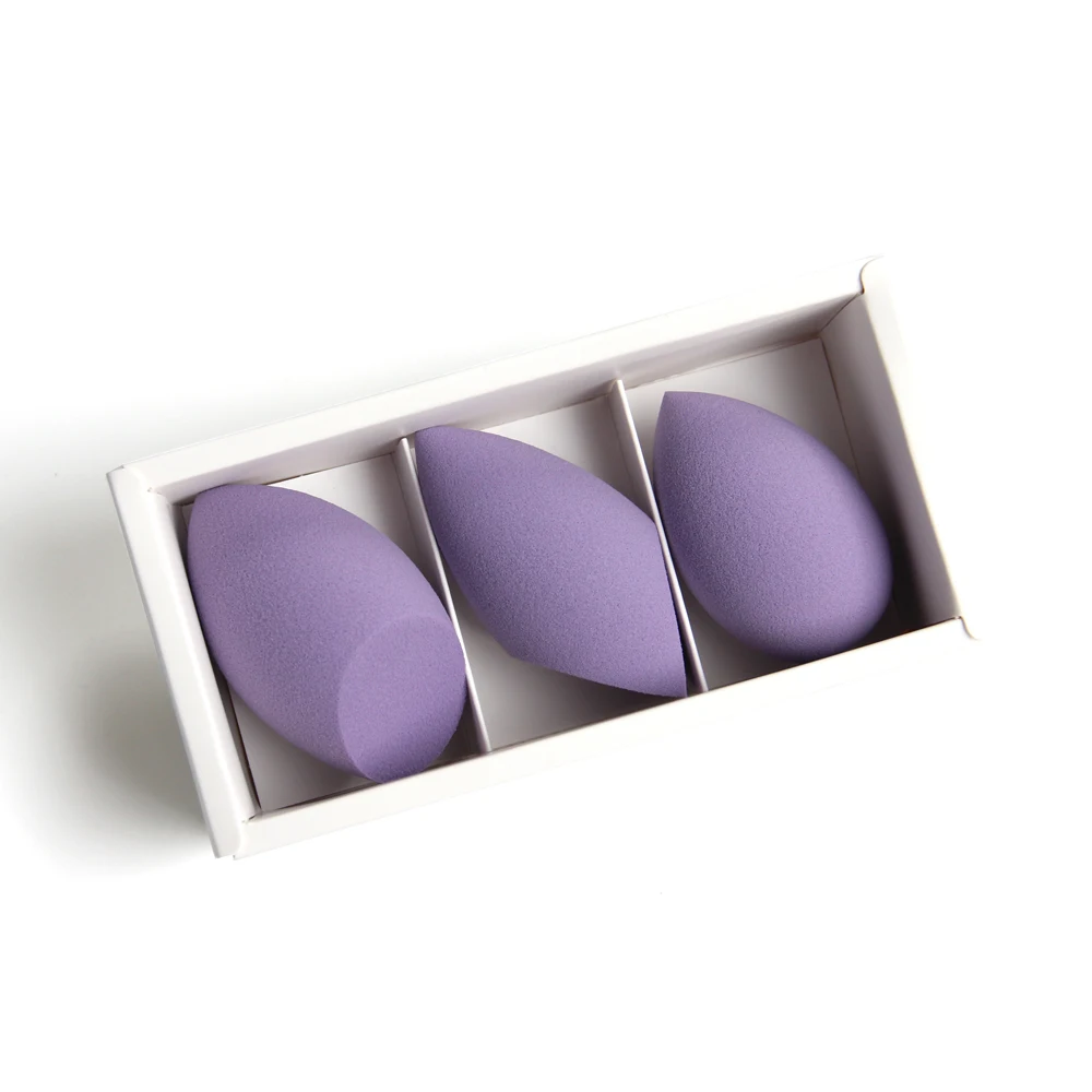 3 шт. губки для макияжа основа Влажная и сухая шар двойного назначения консилер