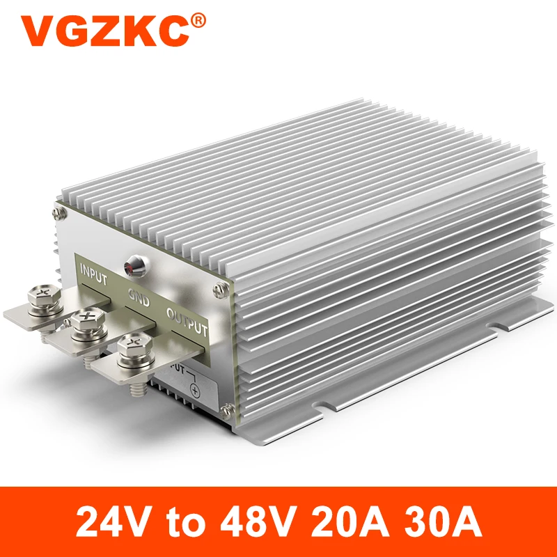 

VGZKC 24V to 48V automotive power regulator converter 24V to 48V DC power booster DC-DC transformer