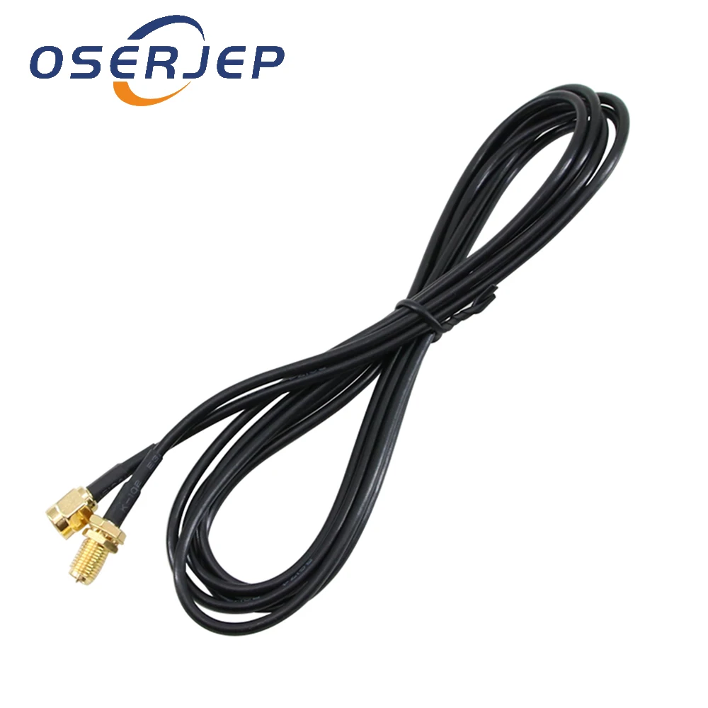 Удлинительный кабель для антенны Wi-Fi штекер SMA в гнездо RF адаптер соединителя RG174 2