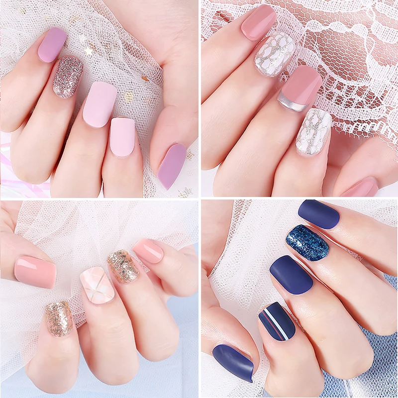 

Colorful/Natural/Transparent Acrylic Fake Nails Manicure Tips Nails Extension False Nail Art UV Gel Polish Decoration Tools