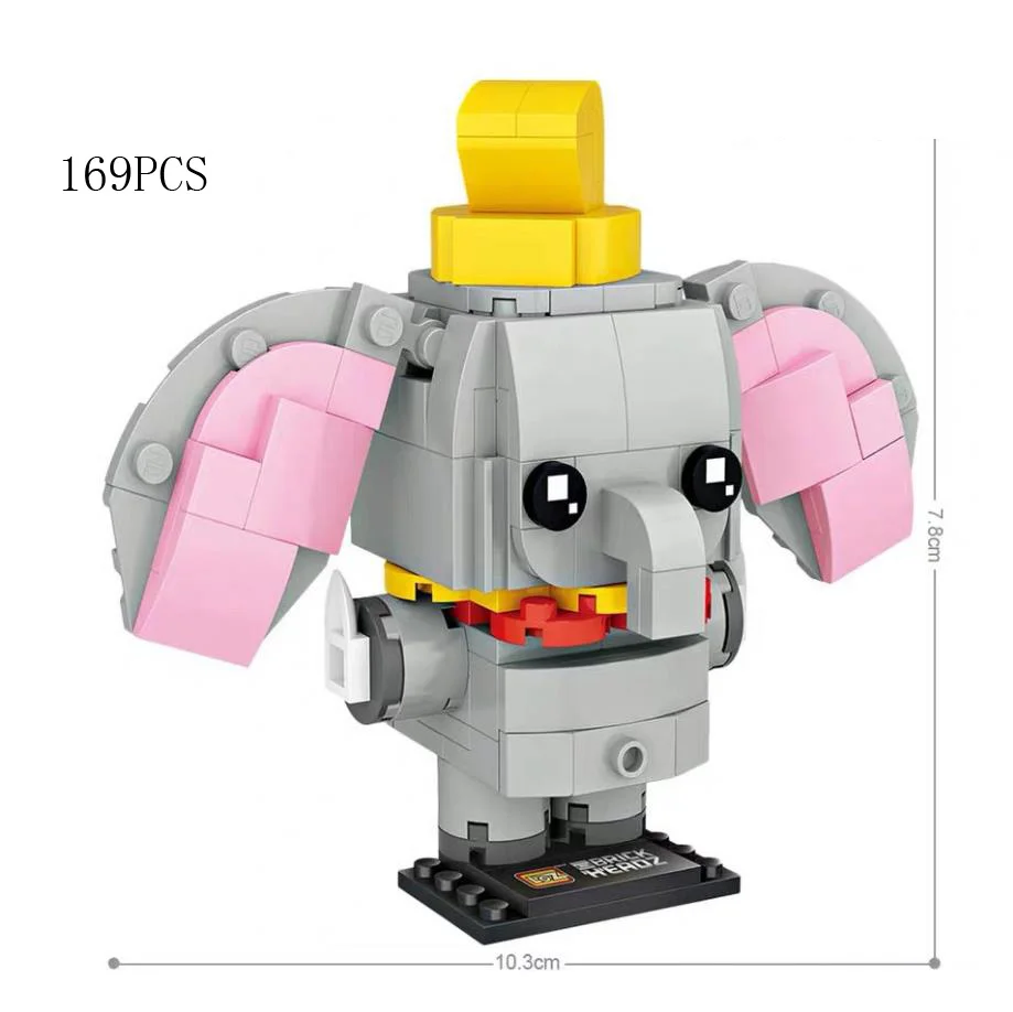 Мини-фигурка из мультфильма Disney nanobrick волшебная лампа в виде блока Русалка Ариэль