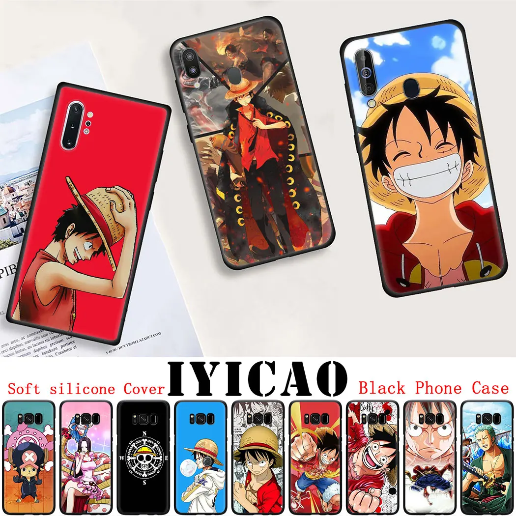 Мягкий силиконовый чехол для Samsung Note 8 9 S6 S7 Edge S8 S10 10 Plus S10E черный телефона один