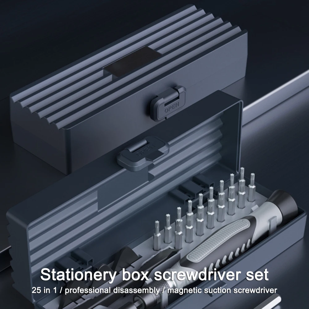 

Mini Precision Screwdriver Set 25 in 1 Screwdriver Opening Repair Tools Kit for iPhone Camera Watch Tablet PC Hand Tools