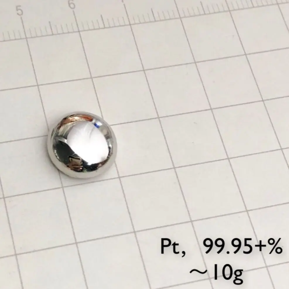 

10 gram Pt 99.95% solid Platinum metal/ pellet