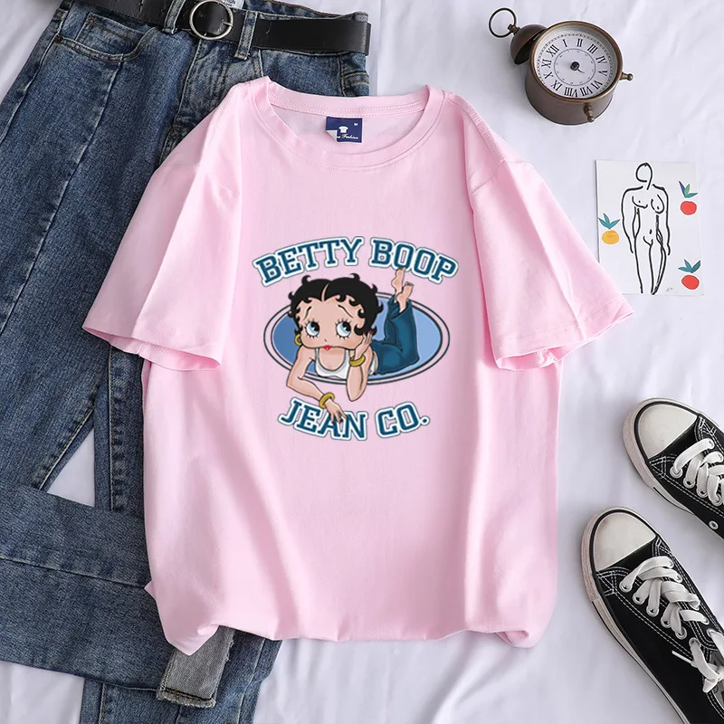 

WK T Shirt Women Summer Casual Tshirts Tees Harajuku Korean Style Graphic Tops Kawaii Female T-shirts Woman Cothing