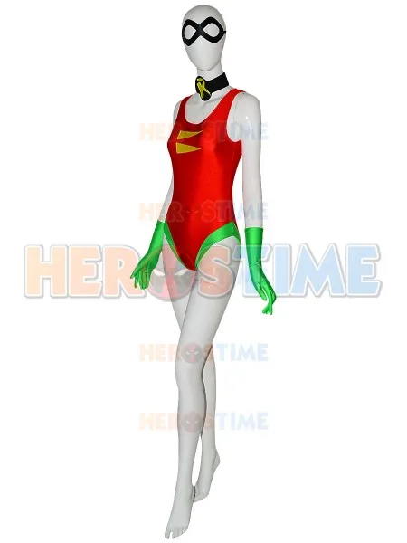 Сексуальный купальник лайкра спандекс леди Робин Кэрри кельли косплей костюм