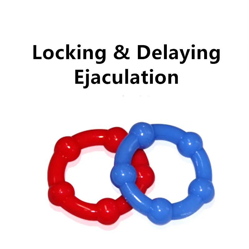 Кольцо на пенис из термопластичной резины выпуклые кольца для тренировок