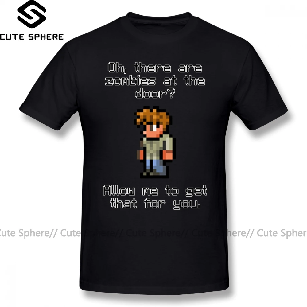 Футболка Terraria с изображением гида Лайка зомби футболка милым принтом 6xl Мужская