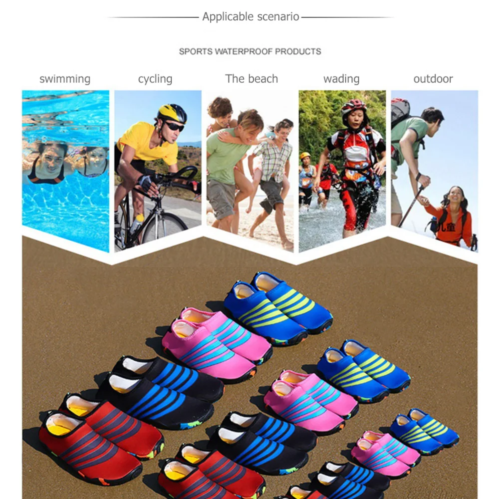 

1 Pair Couples Non-slip Snorkeling Swimming Shoes Underwater Diving Shoes for (Red Size 36 EU36.5 US5 UK3)