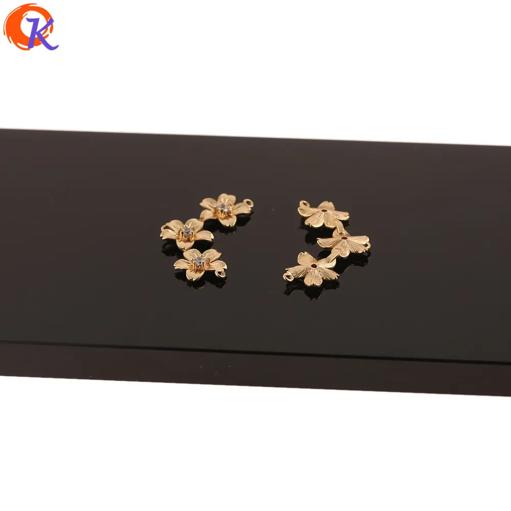 

Cordial Design 20Pcs 16*31MM Jewelry Accessories/Earrings Connectors/Genuine Gold Plating/Hand Made/DIY Making/Earring Findings