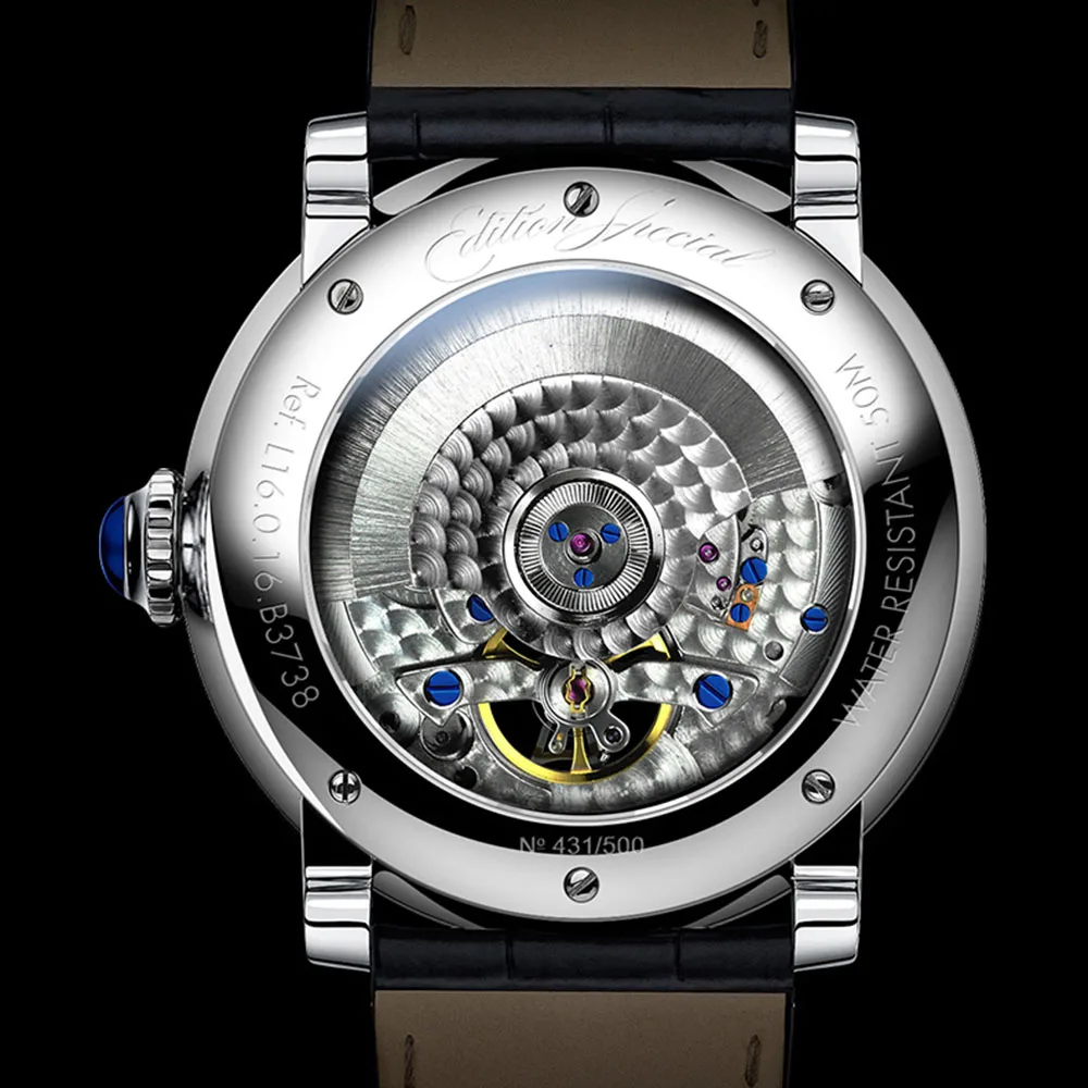 Часы наручные LOBINNI Мужские автоматические роскошные брендовые механические