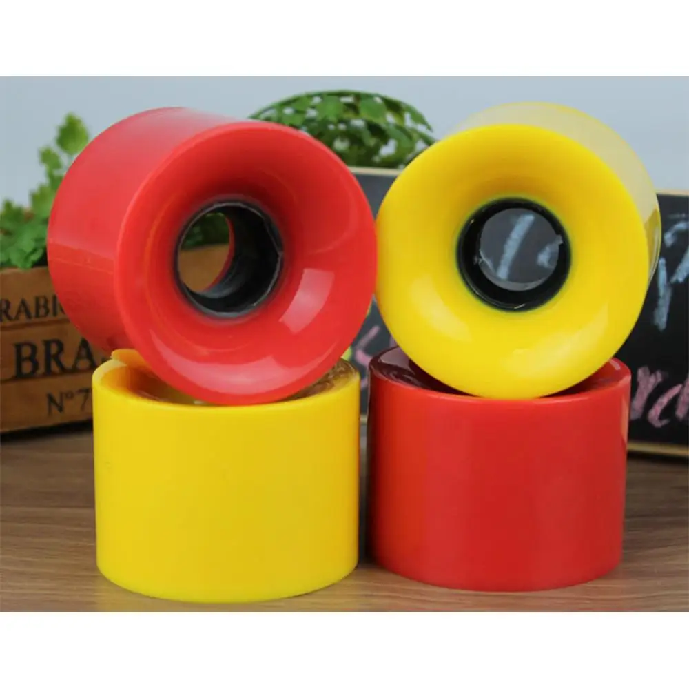 4 шт./компл. крейсер скейтборд колеса Пустой Pro 60X45 мм Лонгборд колесо подходит 22