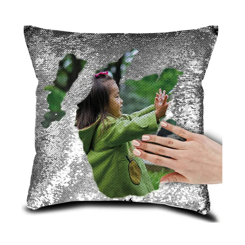 Чехол для подушки Fuwatacchi на заказ сделай сам наволочка с блестками русалки