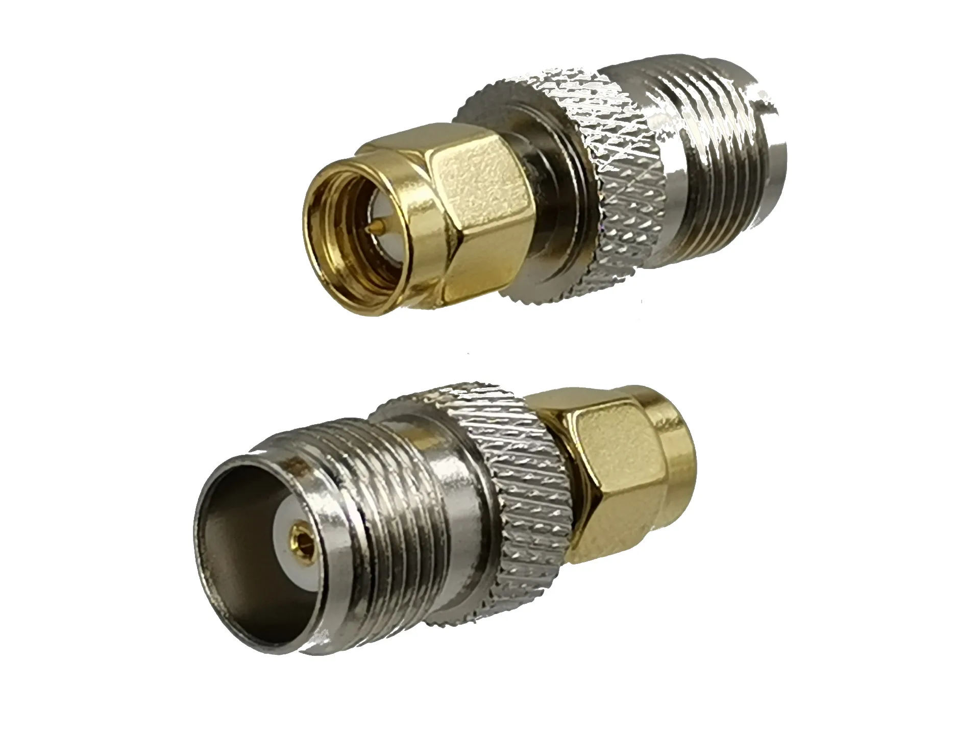 1pcs-adapter-connector-tnc-female-jack-to-sma-male-plug-rf-coaxial-brass-straight-new