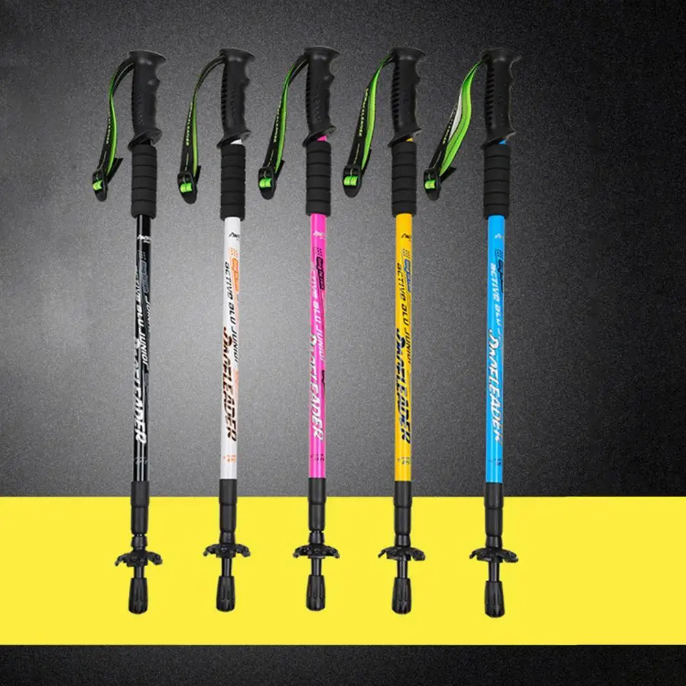 

Походные складные палки для кемпинга, портативная палка для ходьбы и пешего туризма для скандинавского пожилого телескопического клуба, ле...