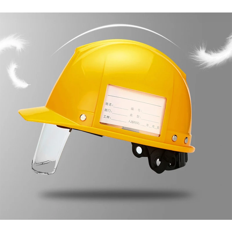 

ABS Engineering Goggles Helmet Building Construction Power Engineering Lifting Handling Mining Labor Protection Head shell