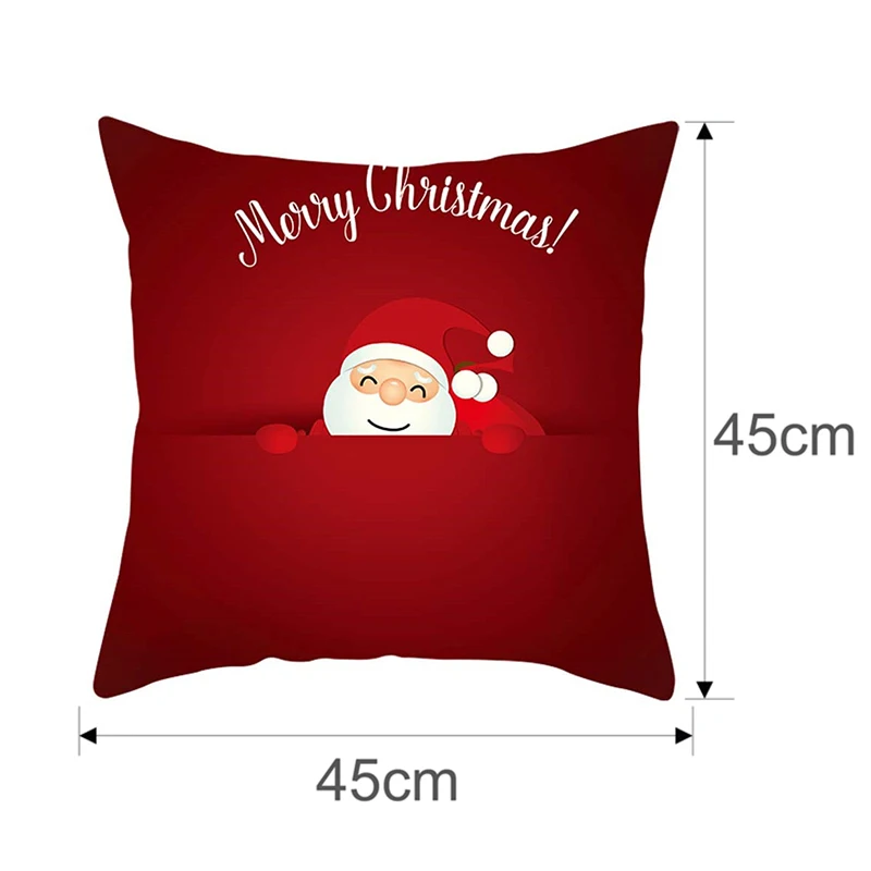 Черный Рождественская Подушка Чехол подушка со снеговиком чехол рождественские