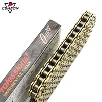 motorcycle universal oil seal chain 520hv x 120l 525hv x 120l 530hv x 120l transmission chain gold with o ring
